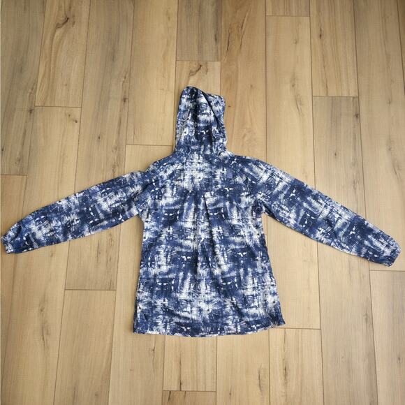 The North Face Flyweight Blue/White Windbreaker Running Jacket Women Sz S - Picture 4 of 16